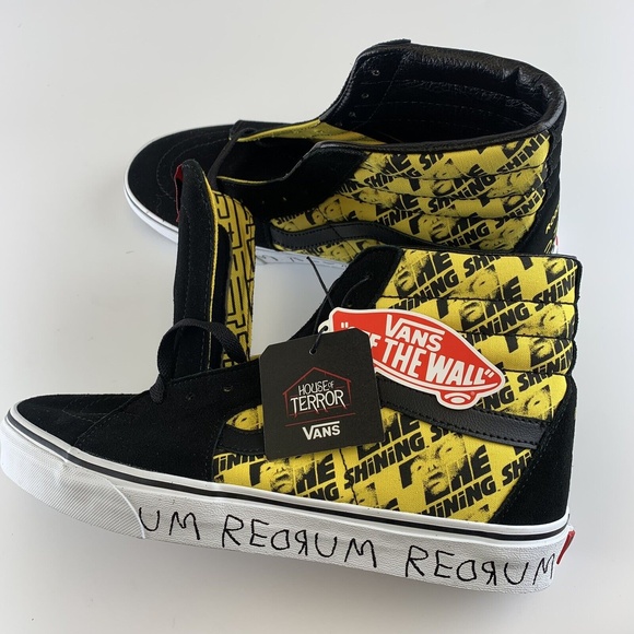 Vans X The Shining Classic Sk8-Hi Yellow Skate Shoe Mens Size 8.5 Womens 10 RARE main image 5